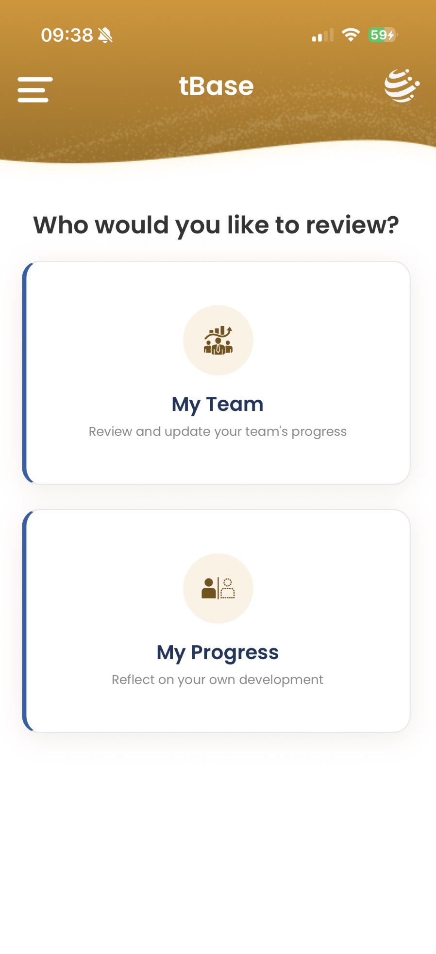 Choose My Team or My Progress